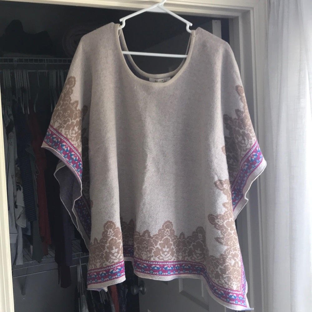 Miami brand poncho